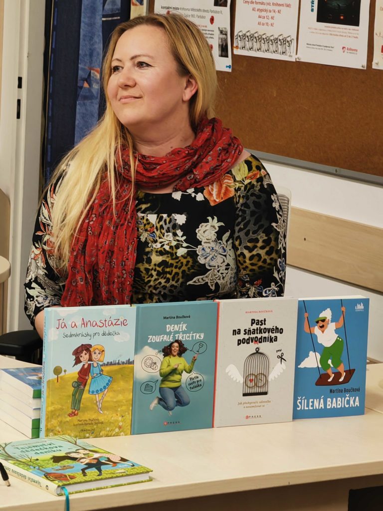 autorské čtení M. Boučková