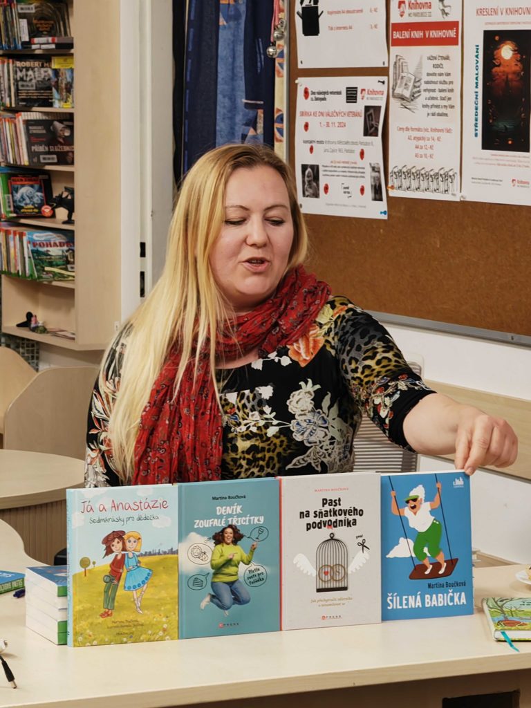 autorské čtení M. Boučková