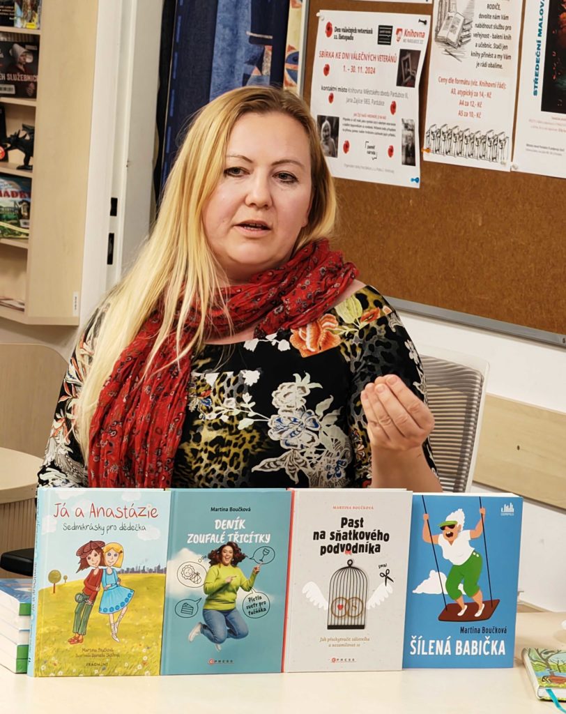 autorské čtení M. Boučková