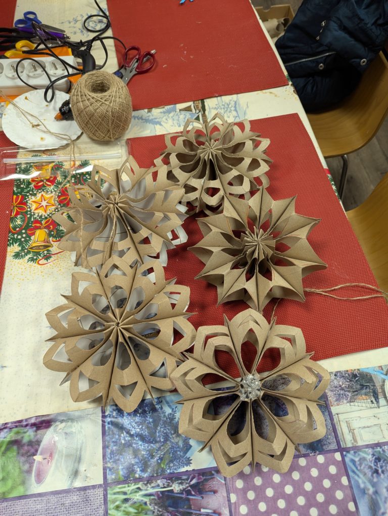 Vánoční dílničky senioři