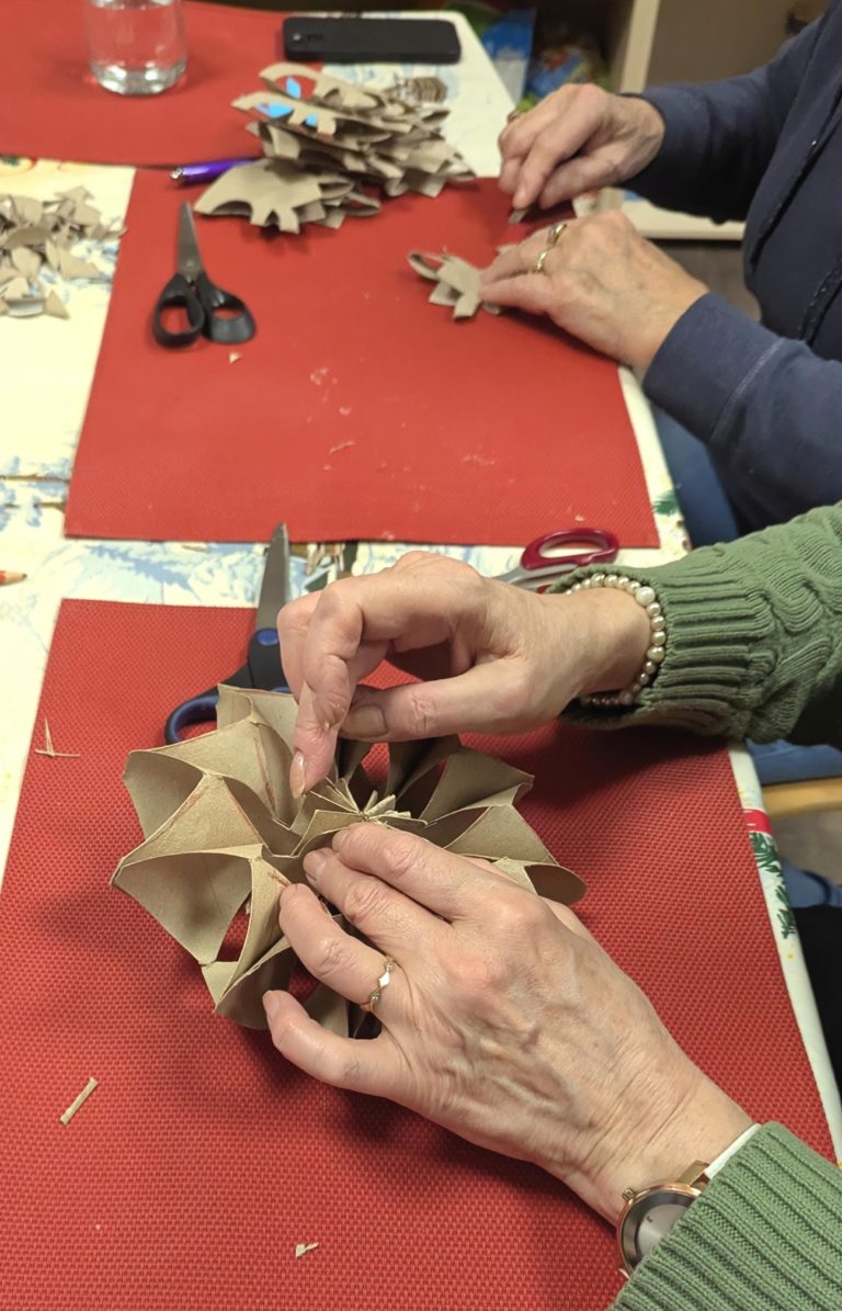 Vánoční dílničky senioři