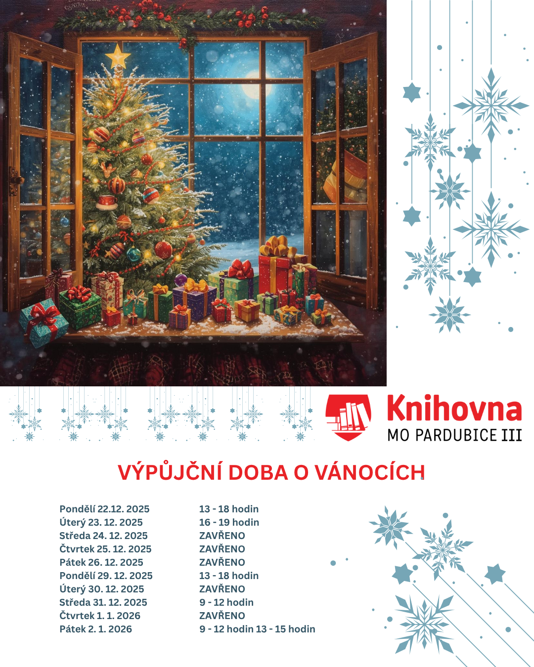 Vánoční výpújčky 2025