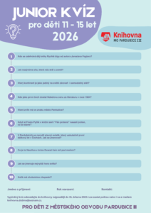Junior kvíz 7 - 10 let