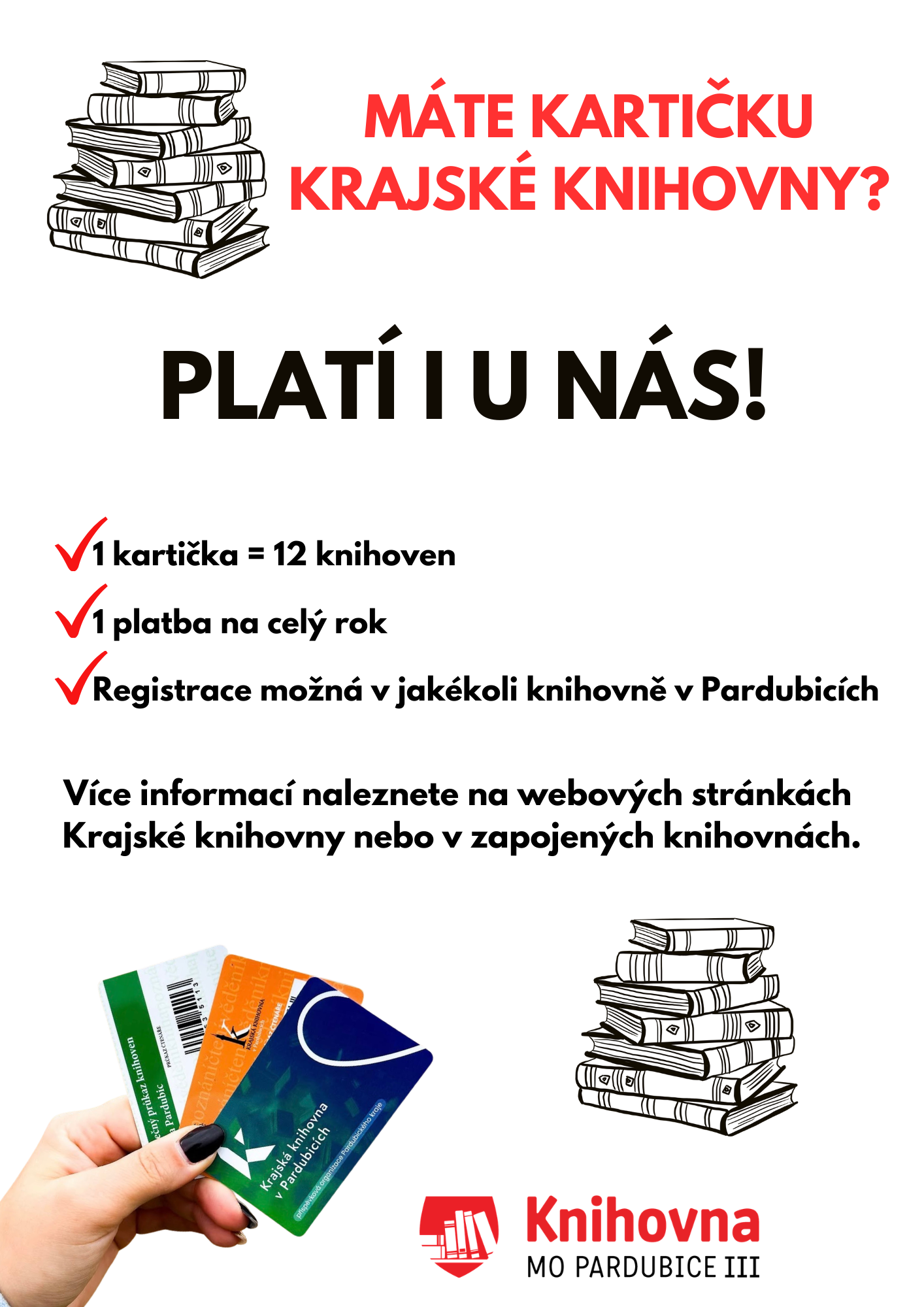 MÁTE KARTIČKU KRAJSKÉ KNIHOVNY