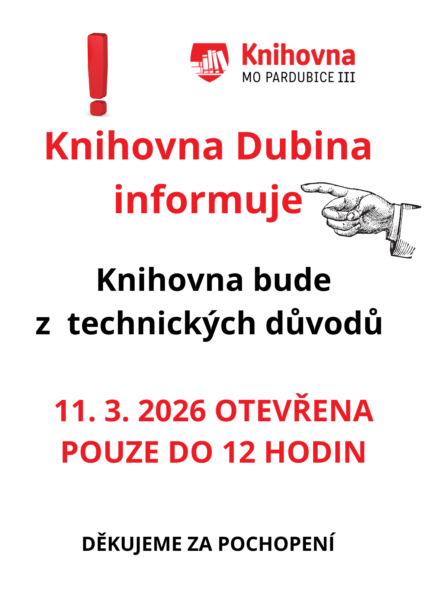 zavření 11.3.2026