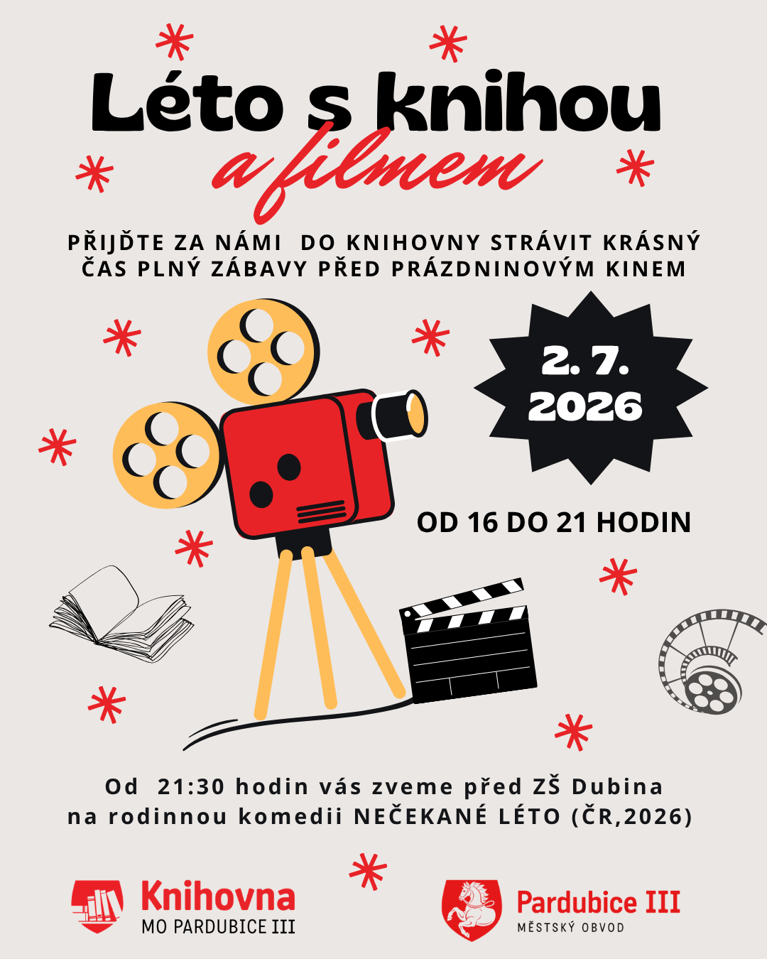 Léto s knihou a filmem