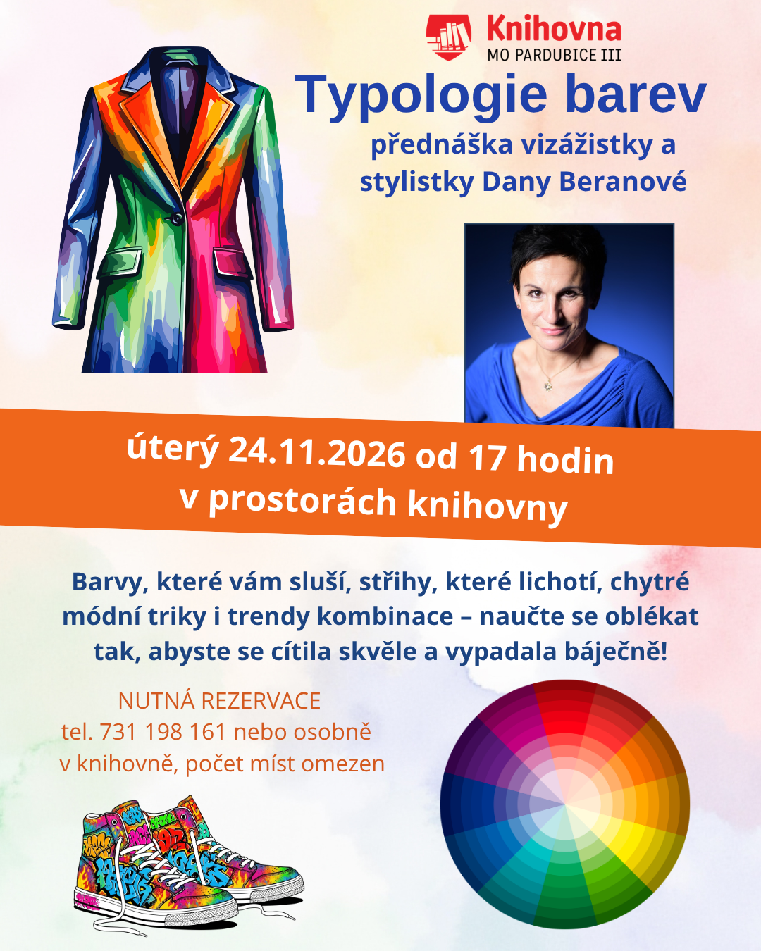 přednáška Dana Beranová 24.11.2026 instagram