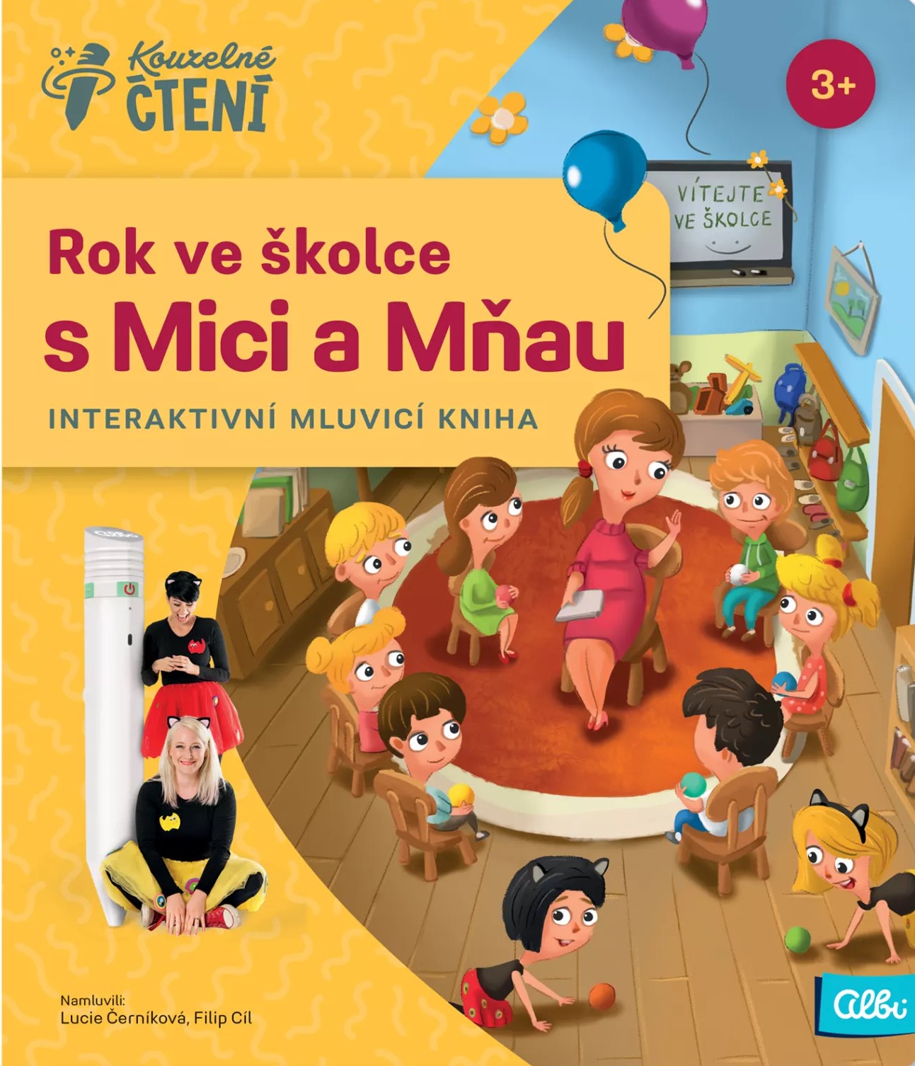 Kniha Rok ve školce s Mici a Mňau