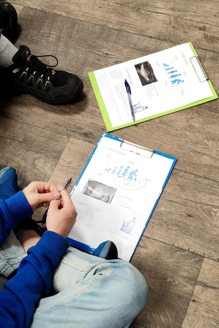 Zázrak jménem voda, vzdělávací beseda 5.B ZŠ Studánka